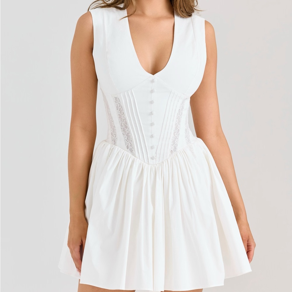 House of CB White Dress